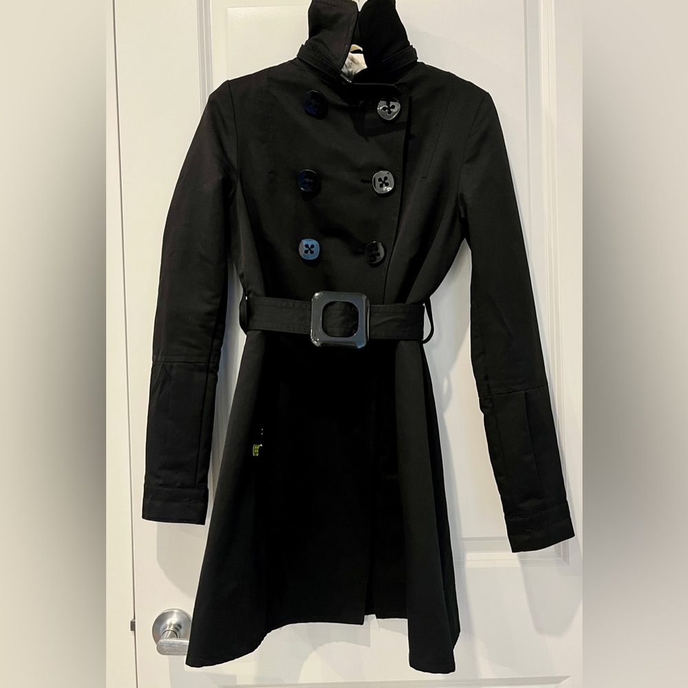 Soia & Kyo Black Trench Coat